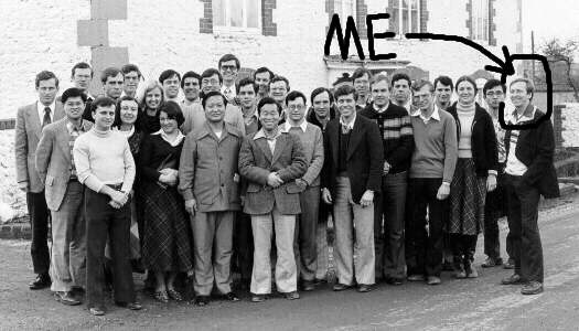 photo of my seminary class in Swindon, England, 1978